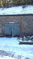 The centre of three barns in a row.